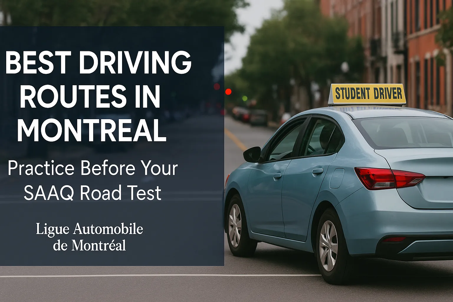 Best Driving Routes in Montreal to Practice Before Test | Ecolaladm