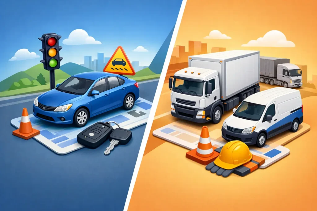 Difference Between Class 4 and Class 5 License