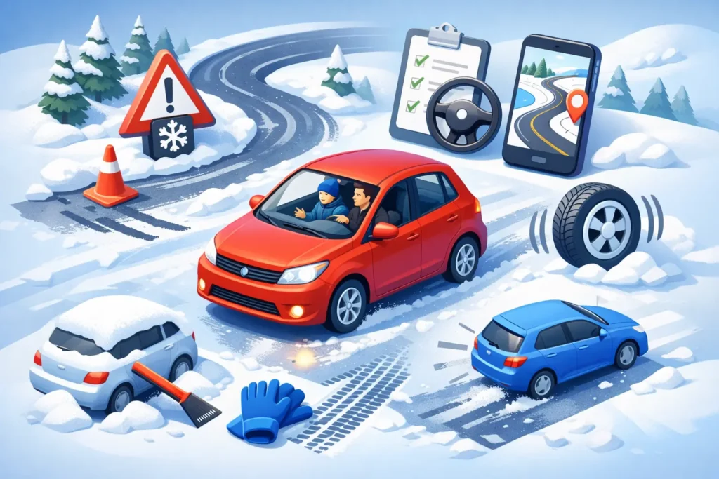 Winter Driving Lessons Guide for New Drivers