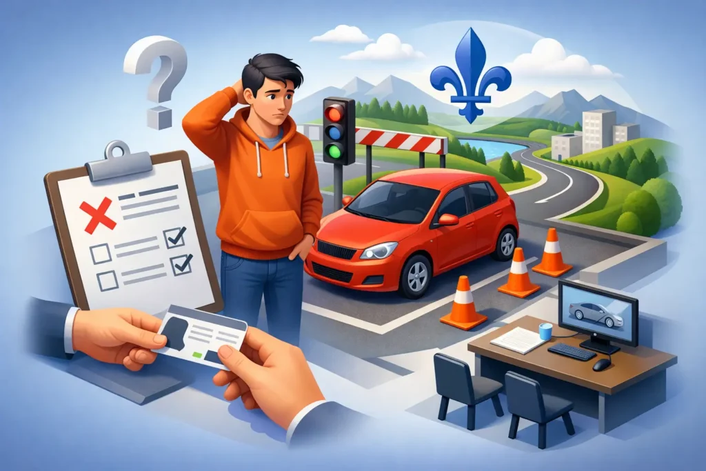 What Happens After Road Test Failure in Quebec?