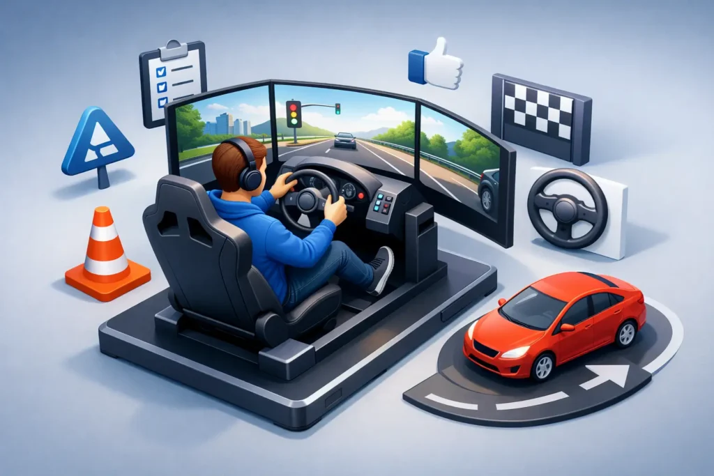 How to Pass Driving Simulator Training With Confidence