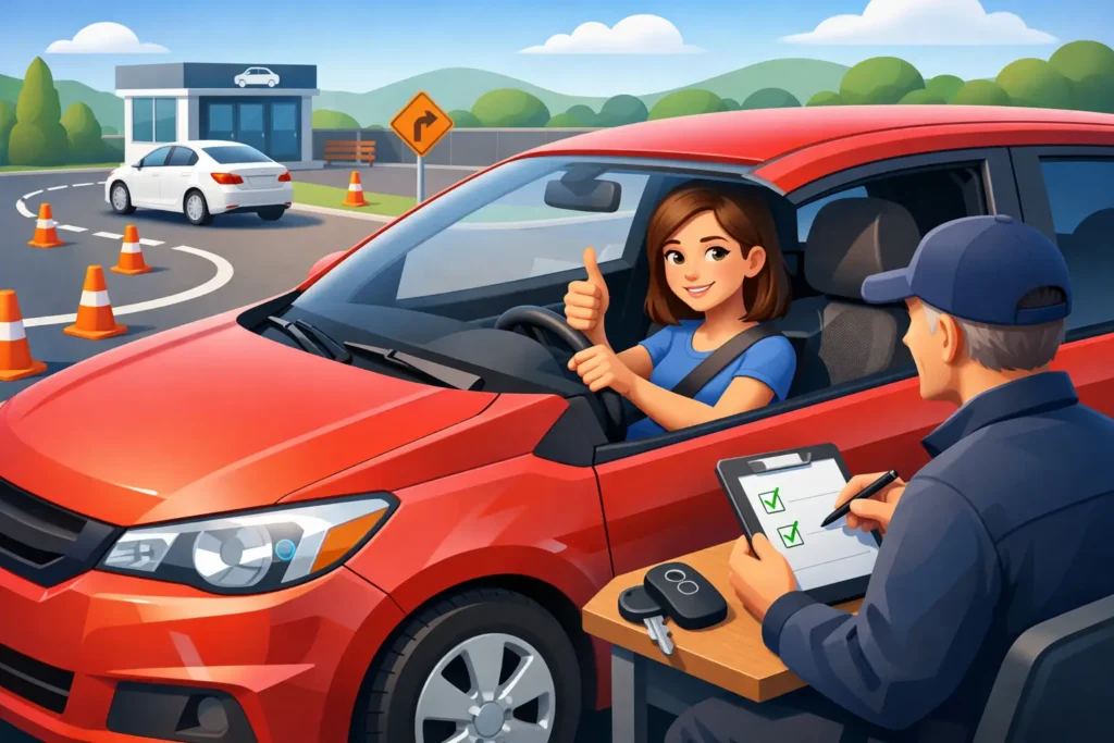Passing a Road Test on Your Second Attempt