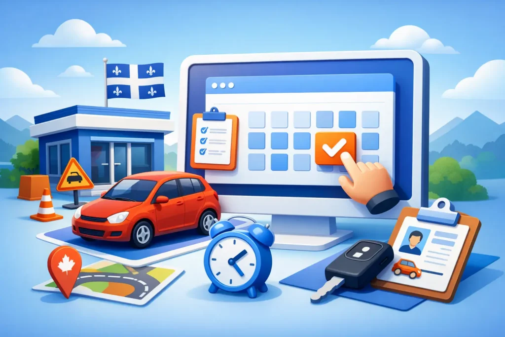 When Can I Book My Road Test in Quebec Online?