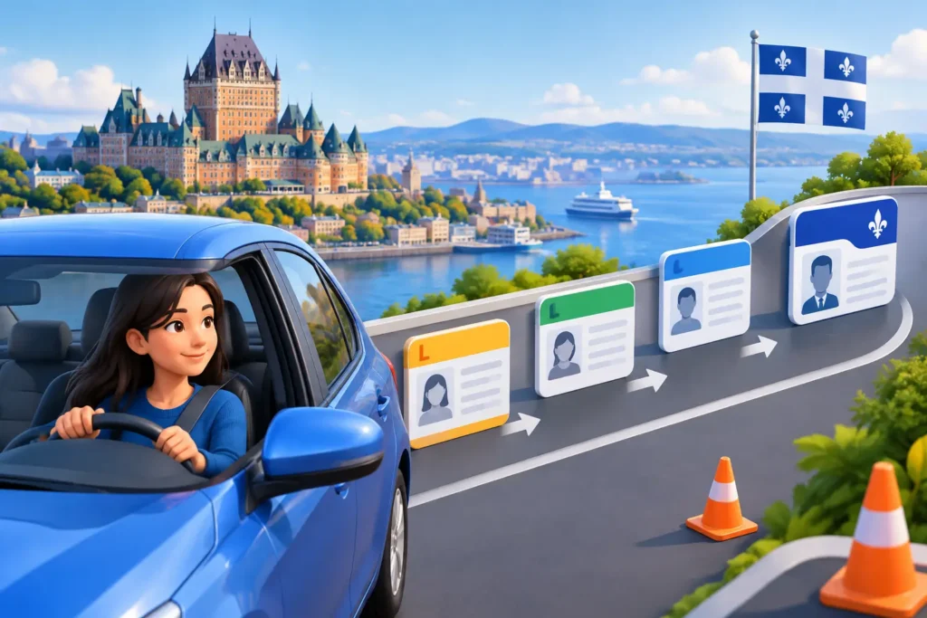 Quebec Licence Timeline: From Learner to Class 5